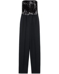 Celine - Jumpsuit With Embroidered Bustier - Lyst