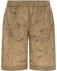 Herno - Laminar Oversized Camouflage Bermuda Shorts - Lyst