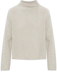 Lisa Yang - Nelsy Ribbed Neck Knitted Sweater - Lyst