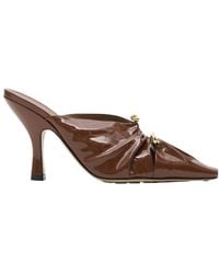 Bottega Veneta - Bunnie Heeled Mules - Lyst