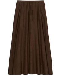Closed - Drawstring Maxi Skirt - Lyst