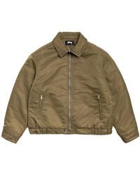 Stussy - Zip-Up Bomber Jacket - Lyst