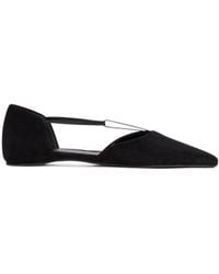 TOTEME - Totême Pointed Toe Ballet Flats - Lyst