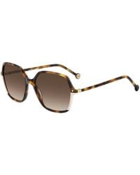 Carolina Herrera - Square Frame Full Rim Sunglasses - Lyst