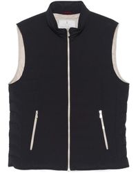 Brunello Cucinelli - Quilted Zipped Gilet - Lyst