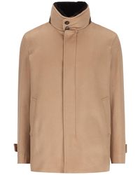 Herno - Long-Sleeved Button-Up Jacket - Lyst