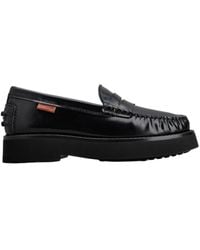 Tod's - Penny-Slot Round Toe Loafers - Lyst