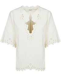 Isabel Marant - Isabel Marant Shana Broderie Tunic Top - Lyst