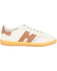 Hogan - Logo Patch Lace-Up Sneakers - Lyst