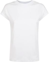 Eleventy - Rolled-Sleeve T-Shirt - Lyst