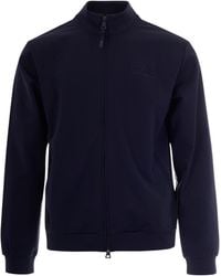 EA7 - Zip-Up Long-Sleeved Sweatshirt - Lyst