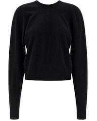 Maison Margiela - Puff-Shoulder Wool Sweater - Lyst