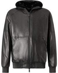 Moose Knuckles - Neo Bunny Leather Jacket - Lyst