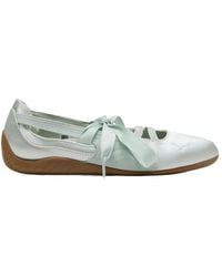 PUMA - Speedcat Satin Ballet Flats - Lyst