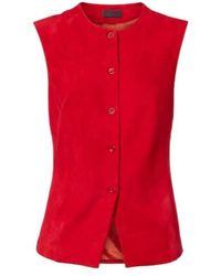 Stouls - Casino Suede Vest - Lyst
