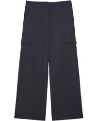Weekend by Maxmara - Wool-Blend Cargo Trousers - Lyst