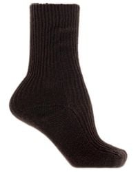 Lisa Yang - Zera Ribbed Knitted Socks - Lyst