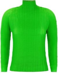 Issey Miyake - 'Wooly Pleats-68' Blouse - Lyst