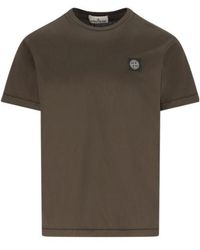 Stone Island - Short-Sleeved T-Shirt - Lyst