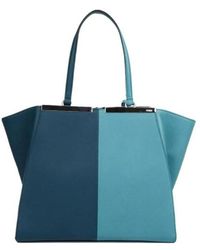 Fendi - Spliced Logo Handbag - Lyst