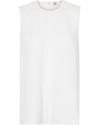 TOTEME - Round Neck Sleeveless Vest - Lyst