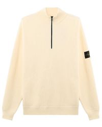 Stone Island - Regular-Fit Half-Zip Jumper - Lyst