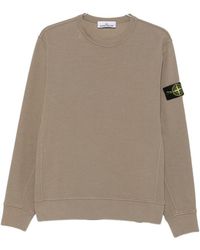 Stone Island - Logo-Patch Sweatshirt - Lyst