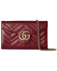 Gucci - Logo Plaque Quilted Clutch Bag - Lyst