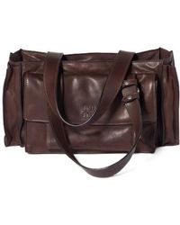 Miu Miu - Utilitaire Nappa Leather Shopping Bag - Lyst