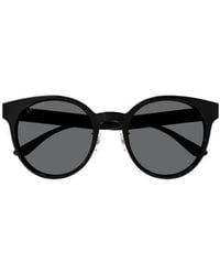 Gucci - Eyewear Round Frame Sunglasses - Lyst