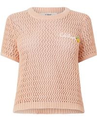 Chloé - Mp20 Short Sleeve Knitted Top - Lyst