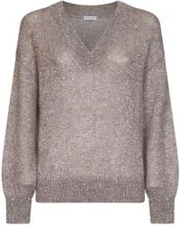 Brunello Cucinelli - Long-Sleeved Knitwear - Lyst