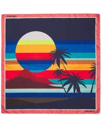 DSquared² - Tropical Print Square Scarf - Lyst
