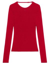 Courreges - Courrèges Ribbed Knit Top - Lyst