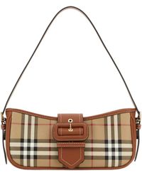 Burberry - Vintage Checked Buckled Shoulder Bag - Lyst
