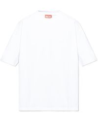 DIESEL - Cotton T-Shirt - Lyst