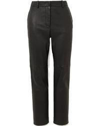 JOSEPH - Leather Slim-Leg Pants - Lyst