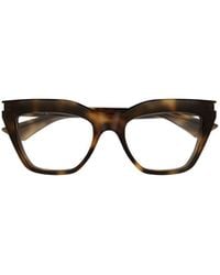 Saint Laurent - Eyewear Sl 760 Cat-Eye Glasses - Lyst