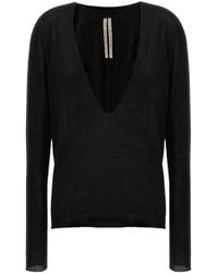 Rick Owens - Extreme V Neck Pullover - Lyst