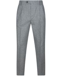 Eleventy - Tailored Pleated Pants - Lyst