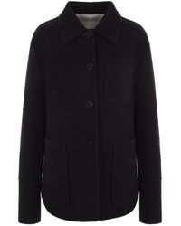 Jil Sander - Single-Breasted Buttoned Overshirt - Lyst