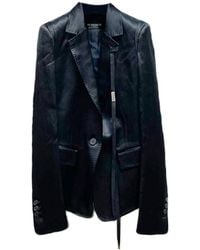 Ann Demeulemeester - Logo V-Collar Suit Jacket - Lyst