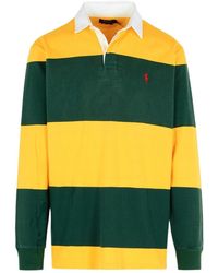Polo Ralph Lauren - Striped Rugby Polo Shirt - Lyst