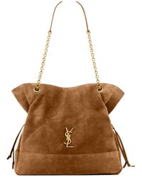 Saint Laurent - Jamie Shopping Suede Tote Bag - Lyst
