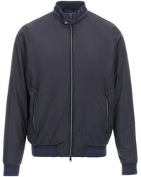 Herno - Zip-Up Bomber Jacket - Lyst