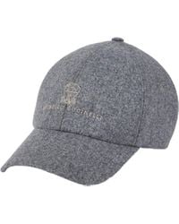 Brunello Cucinelli - Logo Embroidered Baseball Cap - Lyst