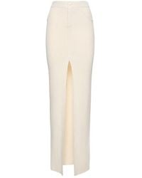 AYA MUSE - Slit Detail Midi Skirt - Lyst