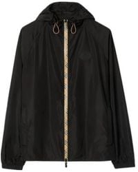 Burberry - Checker-Tape Nylon Hooded Jacket - Lyst