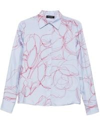 Fabiana Filippi - Abstract-Print Long-Sleeve Shirt - Lyst