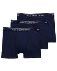 Polo Ralph Lauren - Stretch Cotton Boxer Brief 3-Pack - Lyst